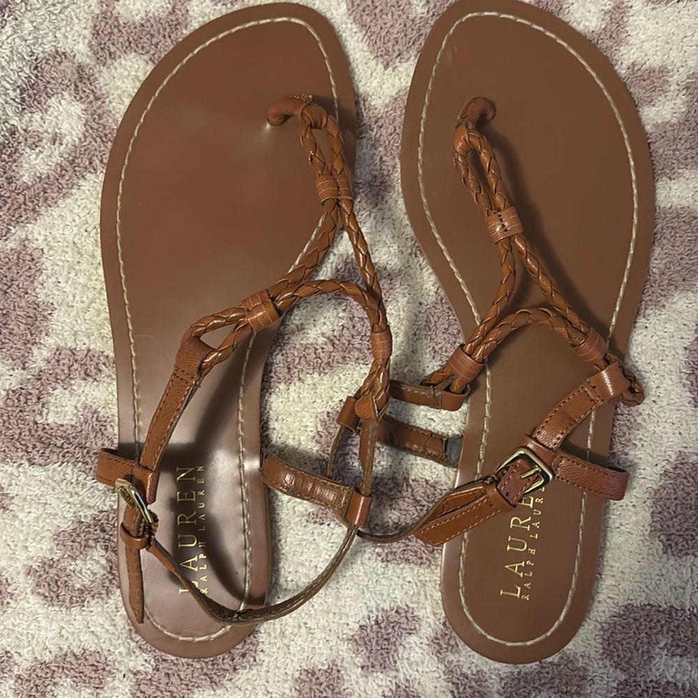 RALPH LAUREN summer leather sandals